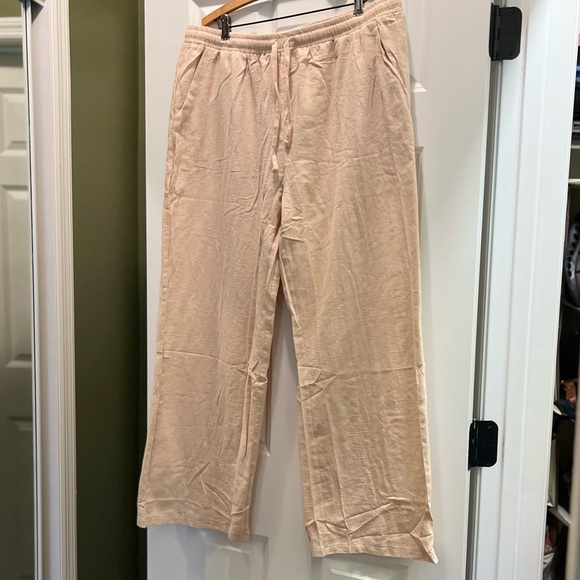 3/$19 NWT Wide leg linen pants - Picture 8 of 15